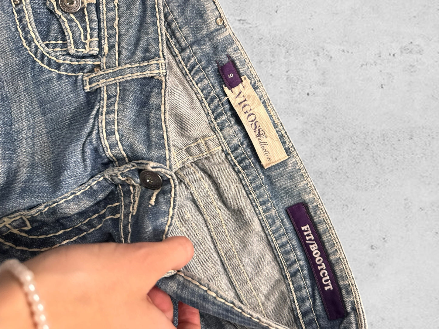 Lågmidjade jeans stl: S