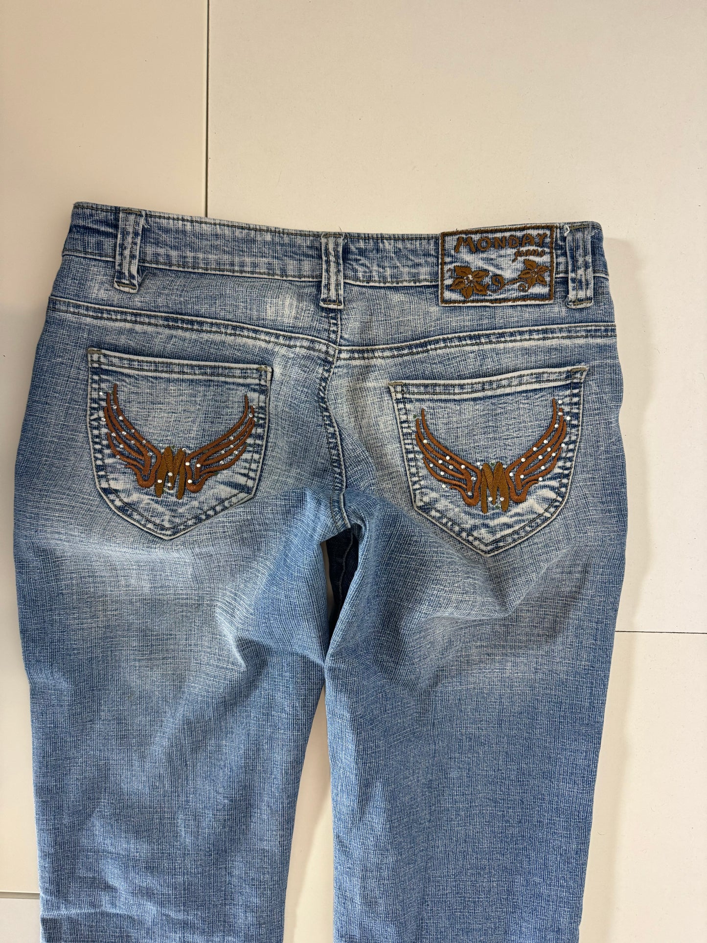 Lågmidjade jeans stl: XS