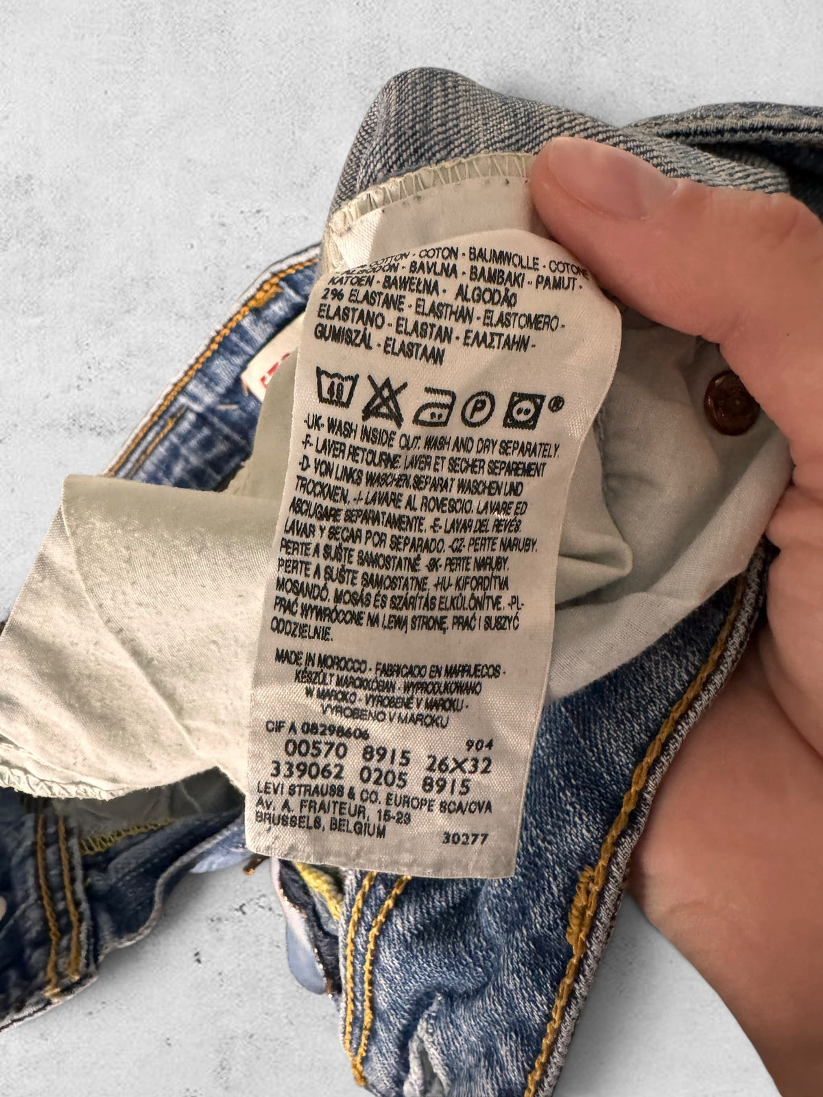 Lågmidjade jeans stl: XXS