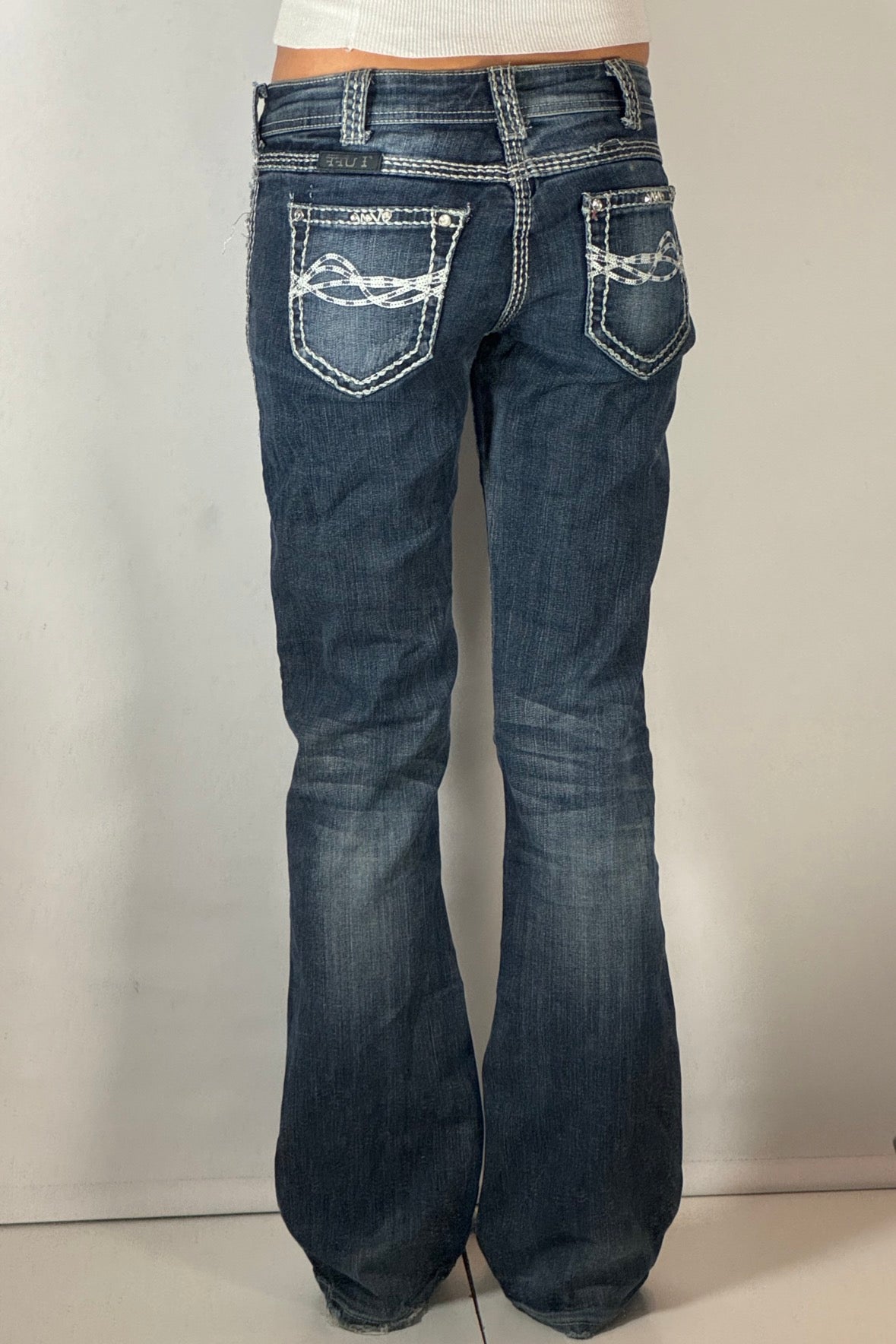 Lågmidjade jeans stl: S