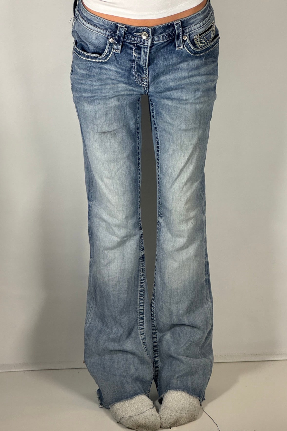 Lågmidjade jeans stl: S