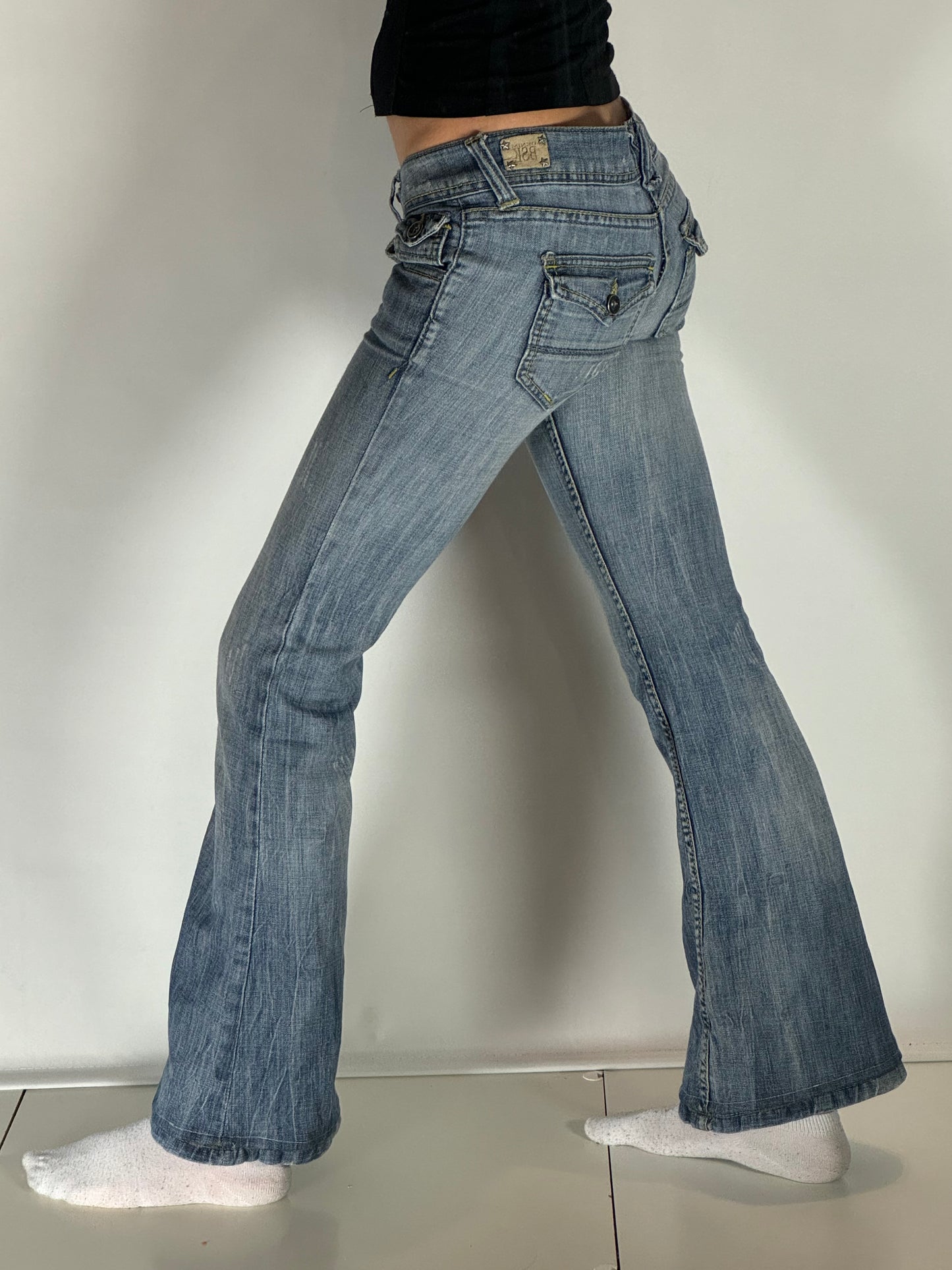 Lågmidjade jeans stl: S