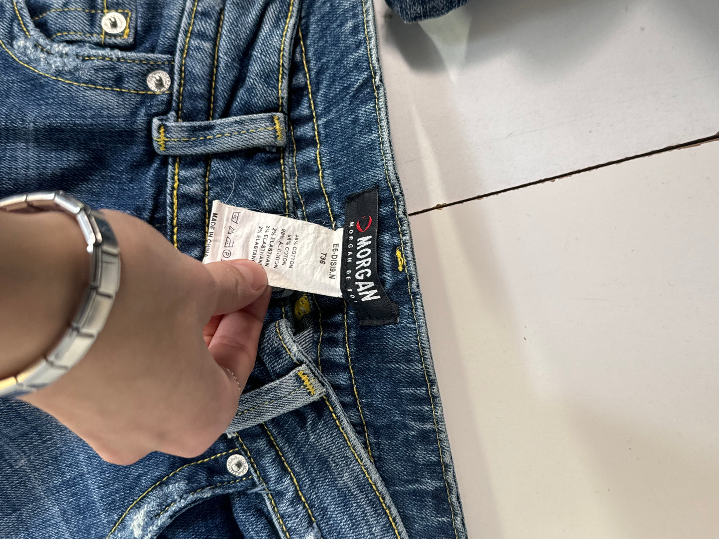 Lavtaljede jeans str: XS