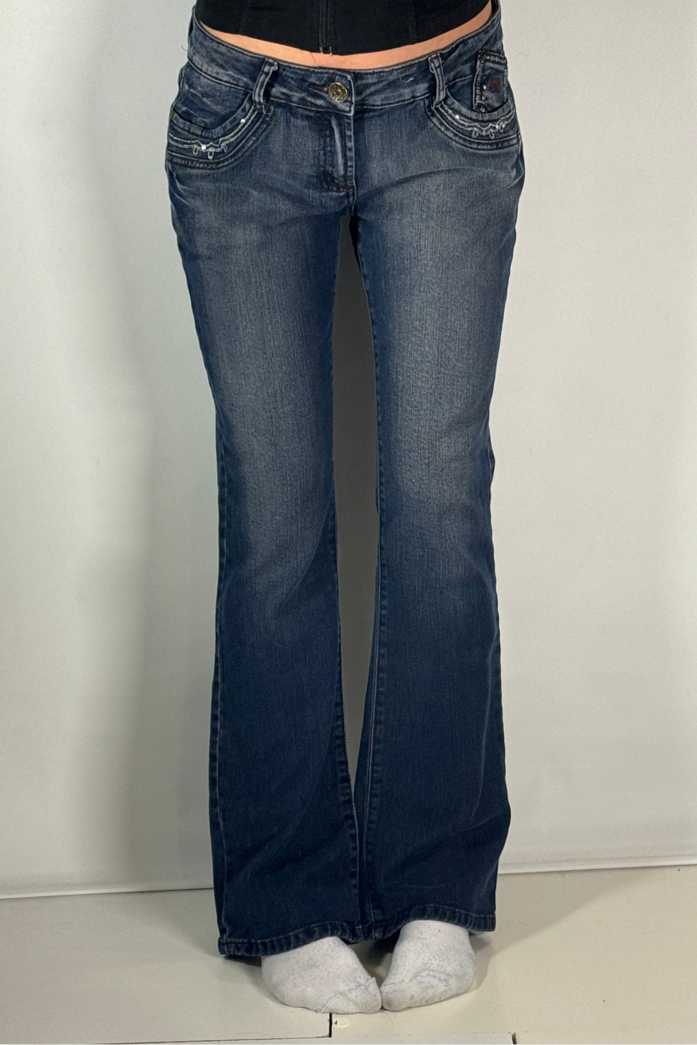 Lågmidjade jeans stl: M