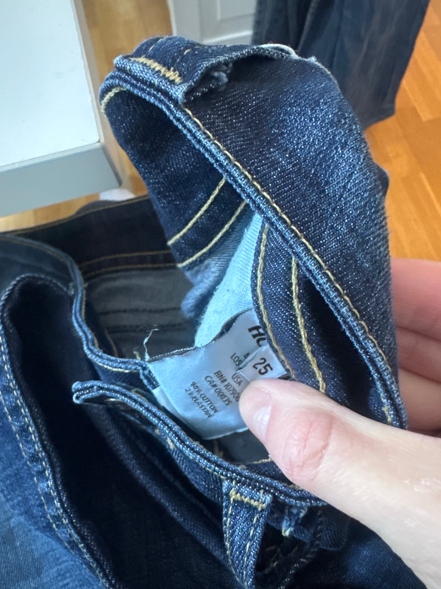 Lågmidjade jeans stl: XS