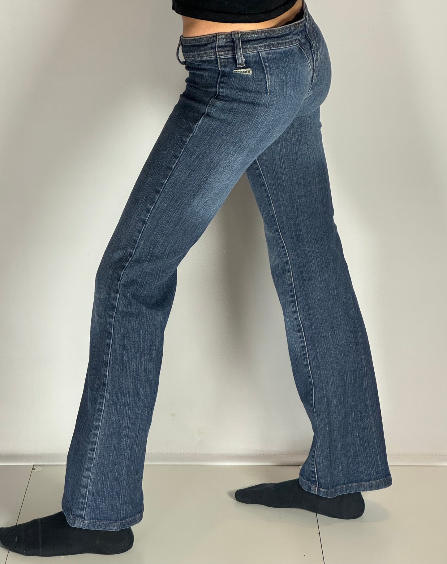 Lågmidjade jeans–stl: XS