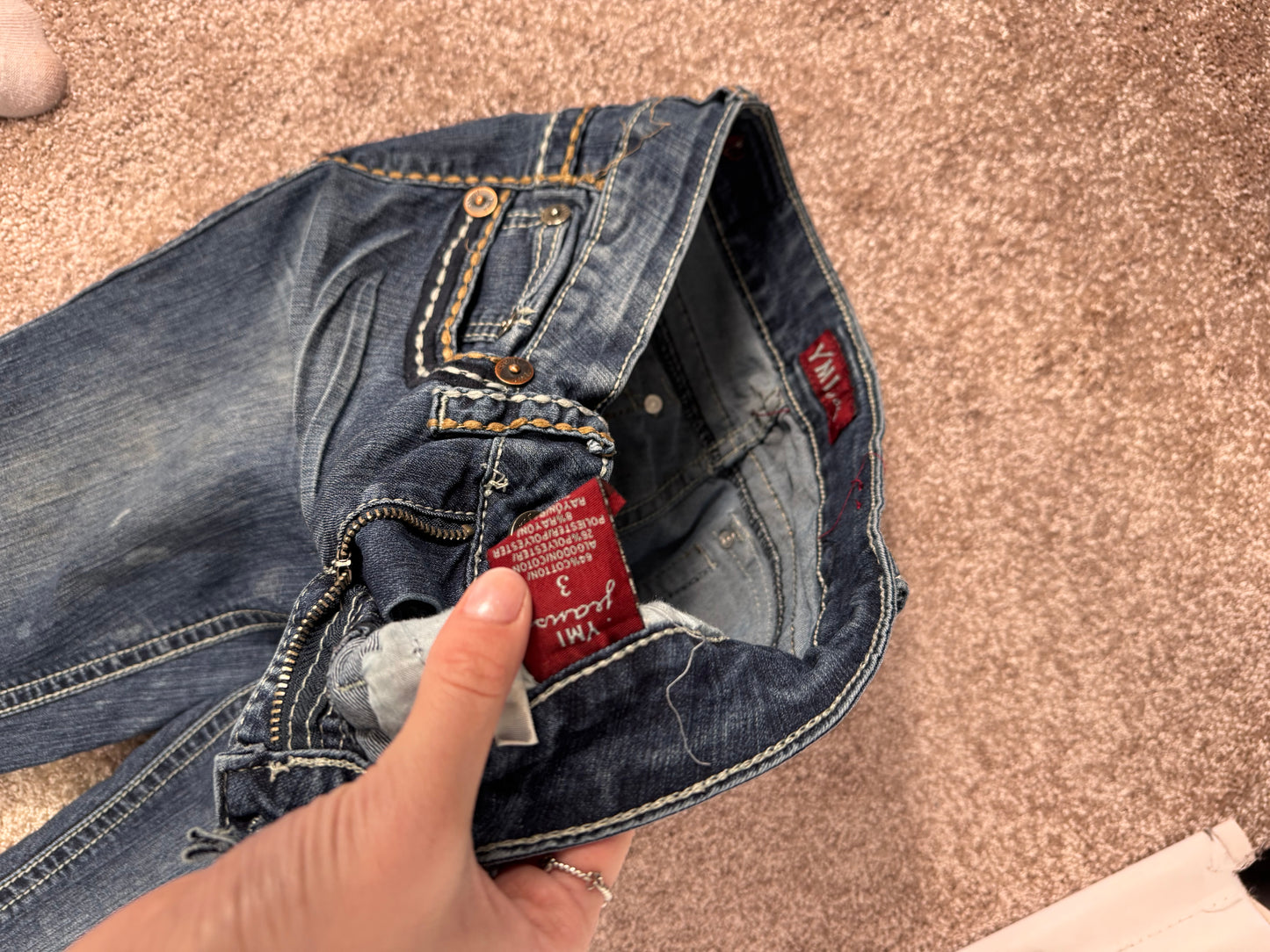 Lågmidjade jeans stl: XS