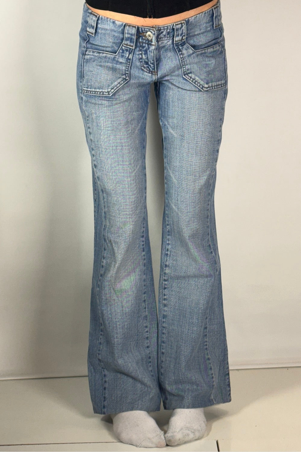 Lågmidjade jeans stl: S