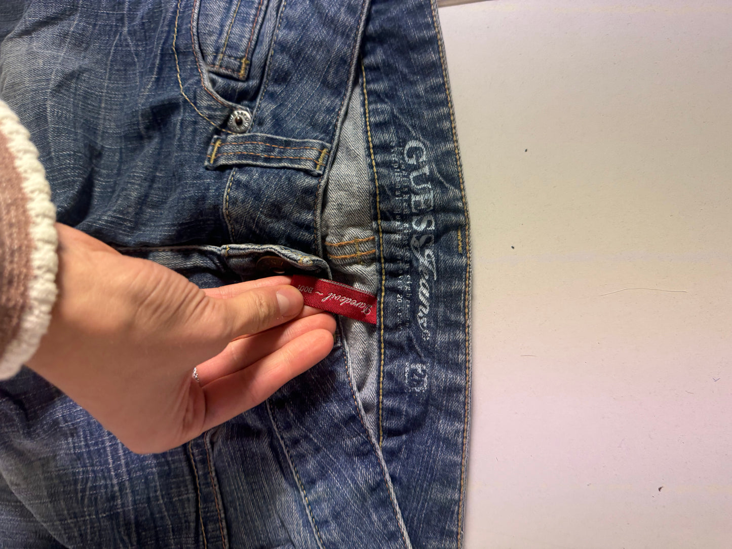 Lågmidjade jeans stl: XS/S
