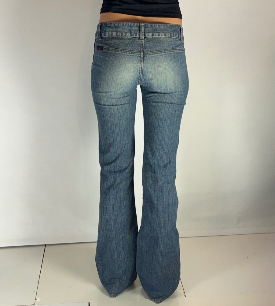 Lågmidjade jeans–stl: XS