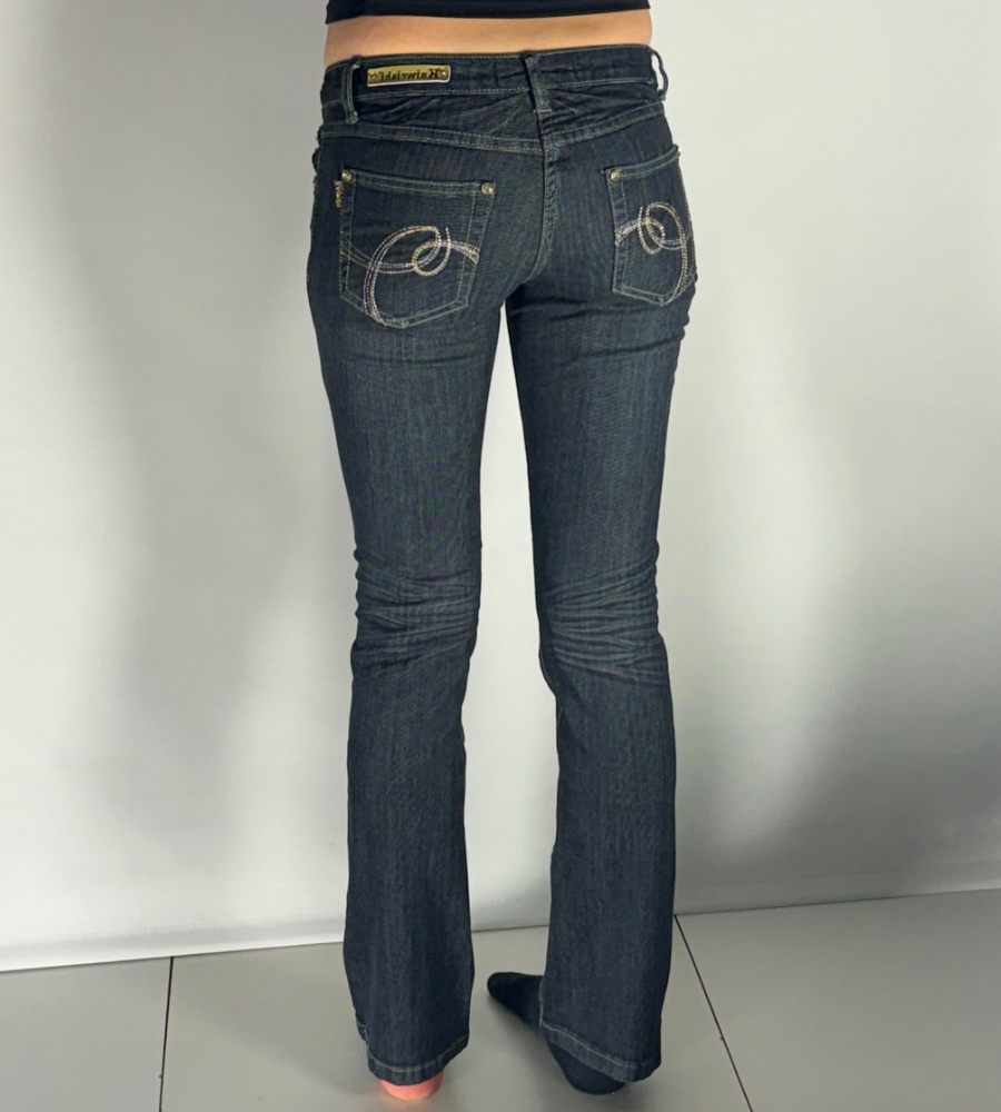 Lågmidjade jeans–stl: XXS