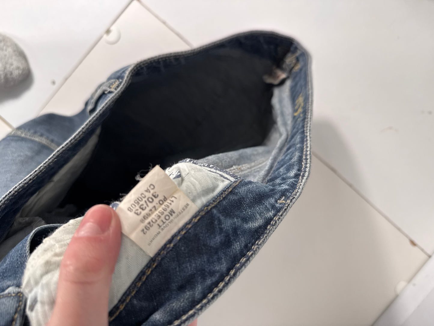 Lågmidjade jeans stl: M