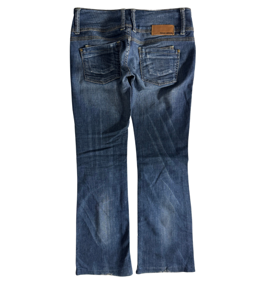 Lågmidjade jeans–stl: S
