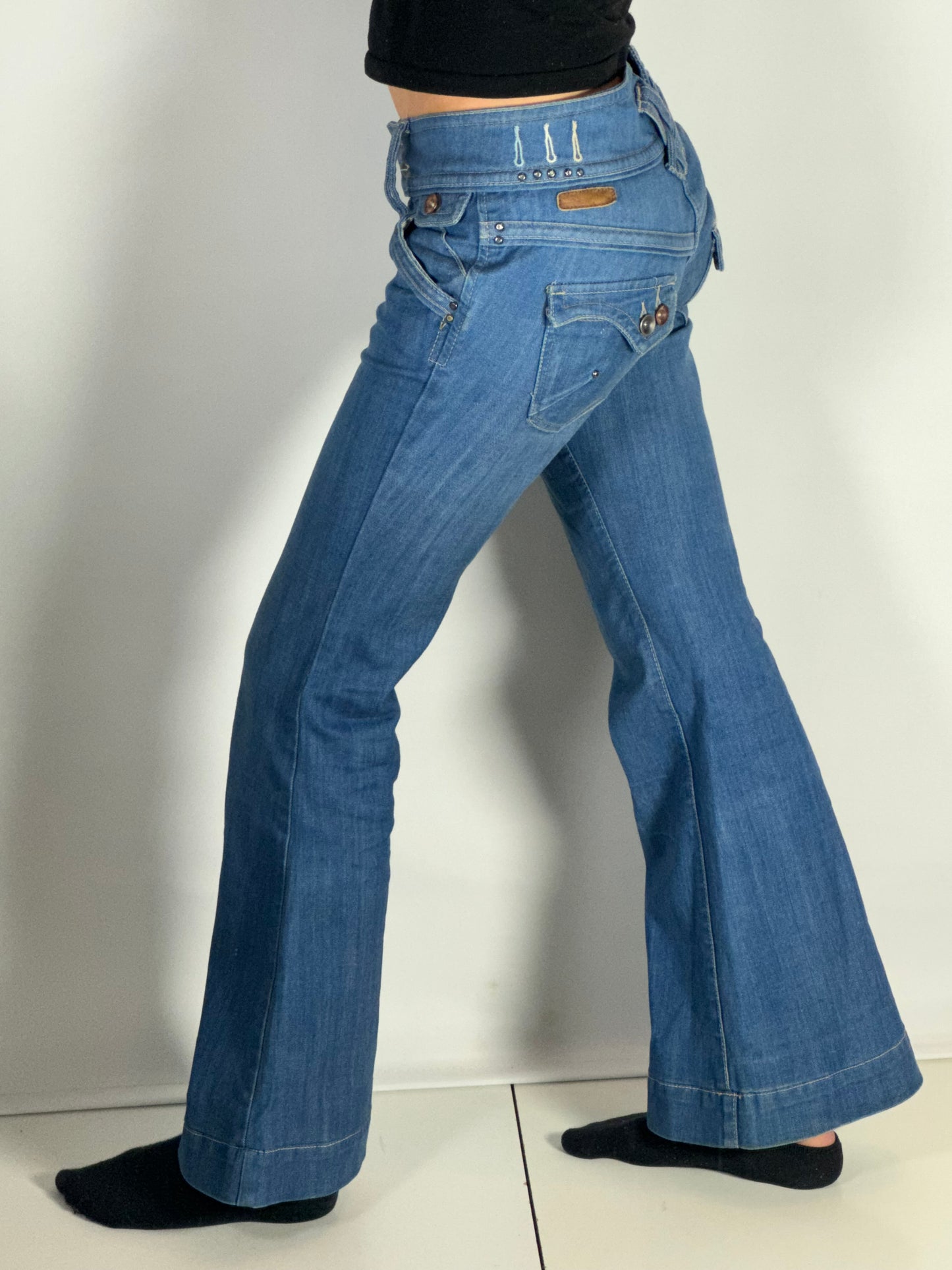 Lågmidjade jeans stl: S