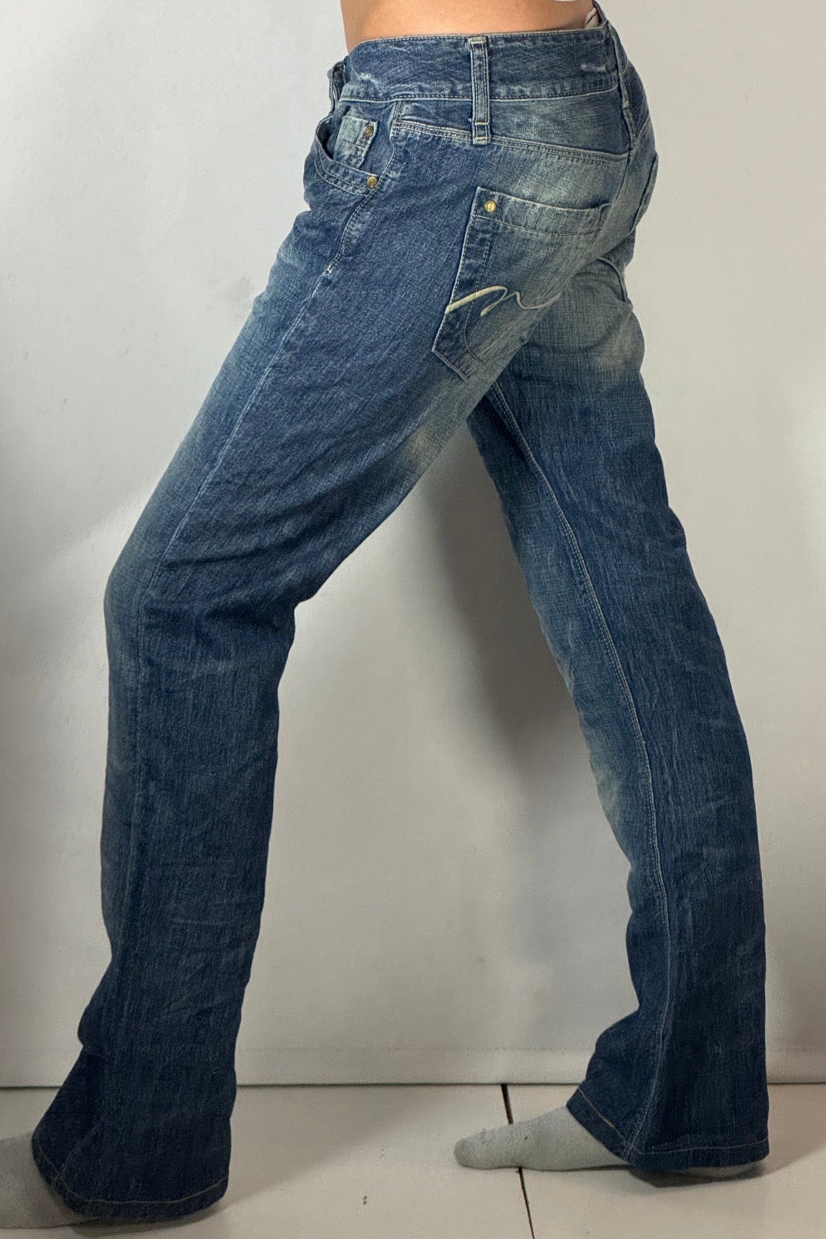 Lågmidjade jeans stl: S