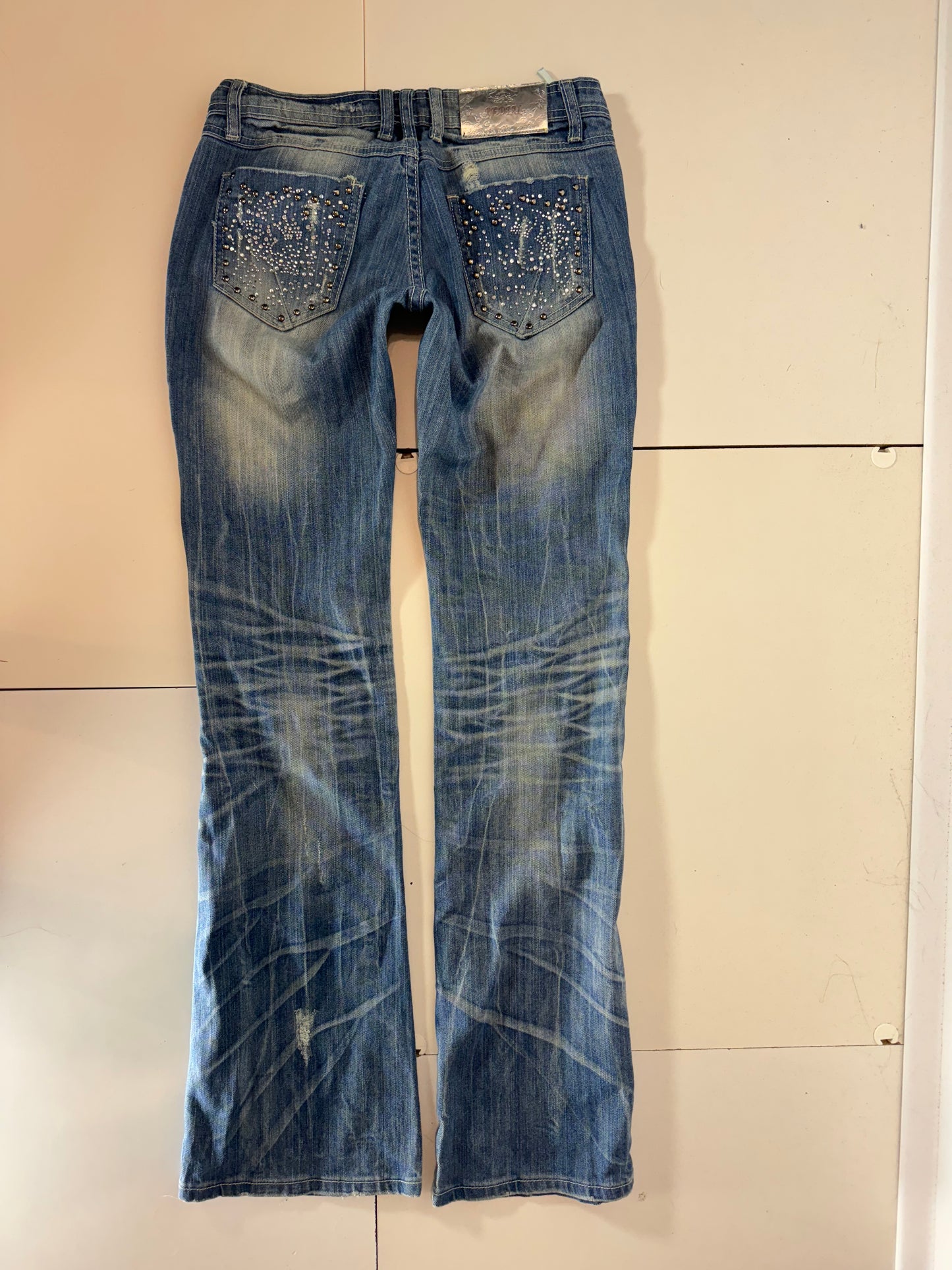 Lågmidjade jeans stl: S