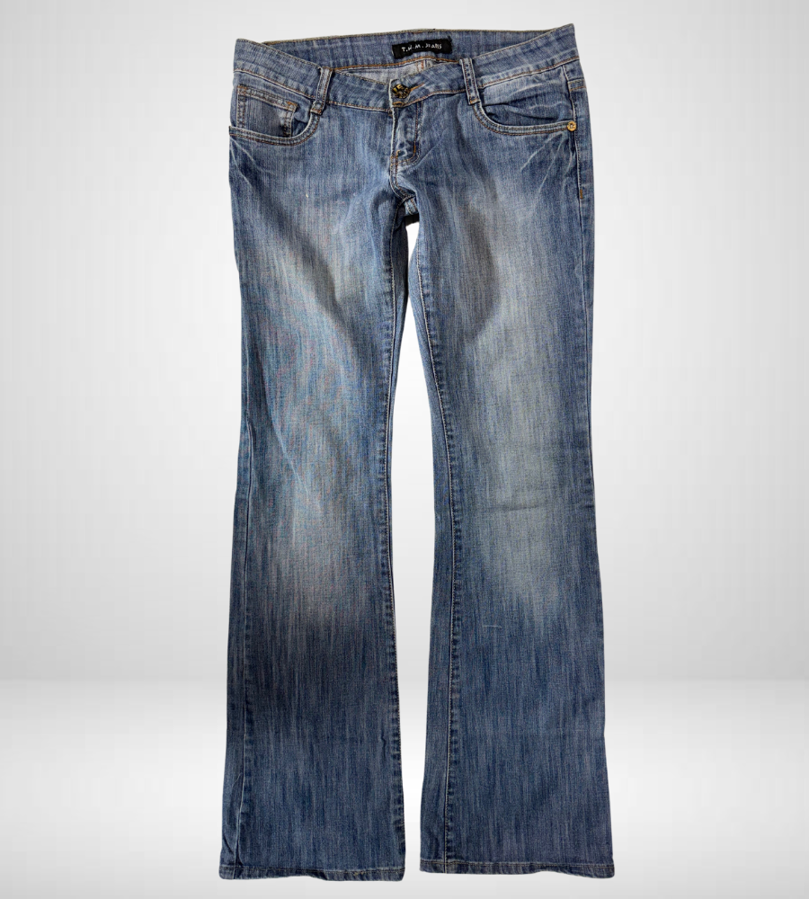 Lågmidjade jeans–stl: M