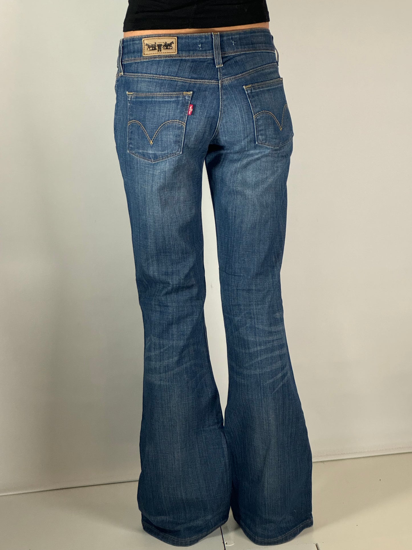 Lågmidjade jeans stl: S