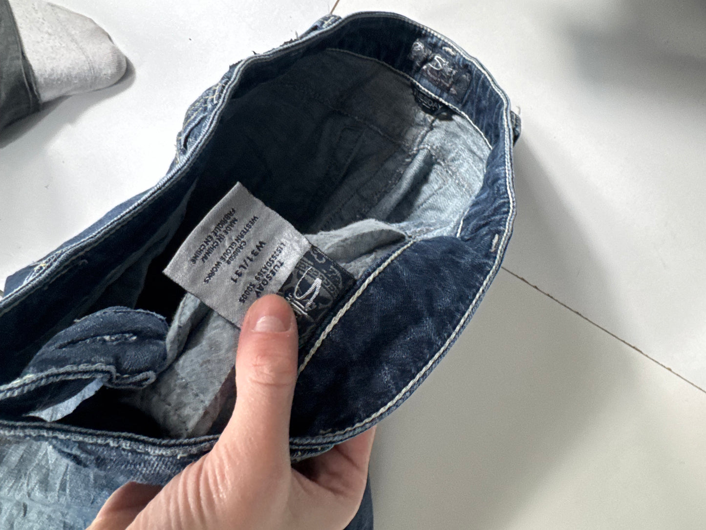 Lågmidjade jeans stl: M