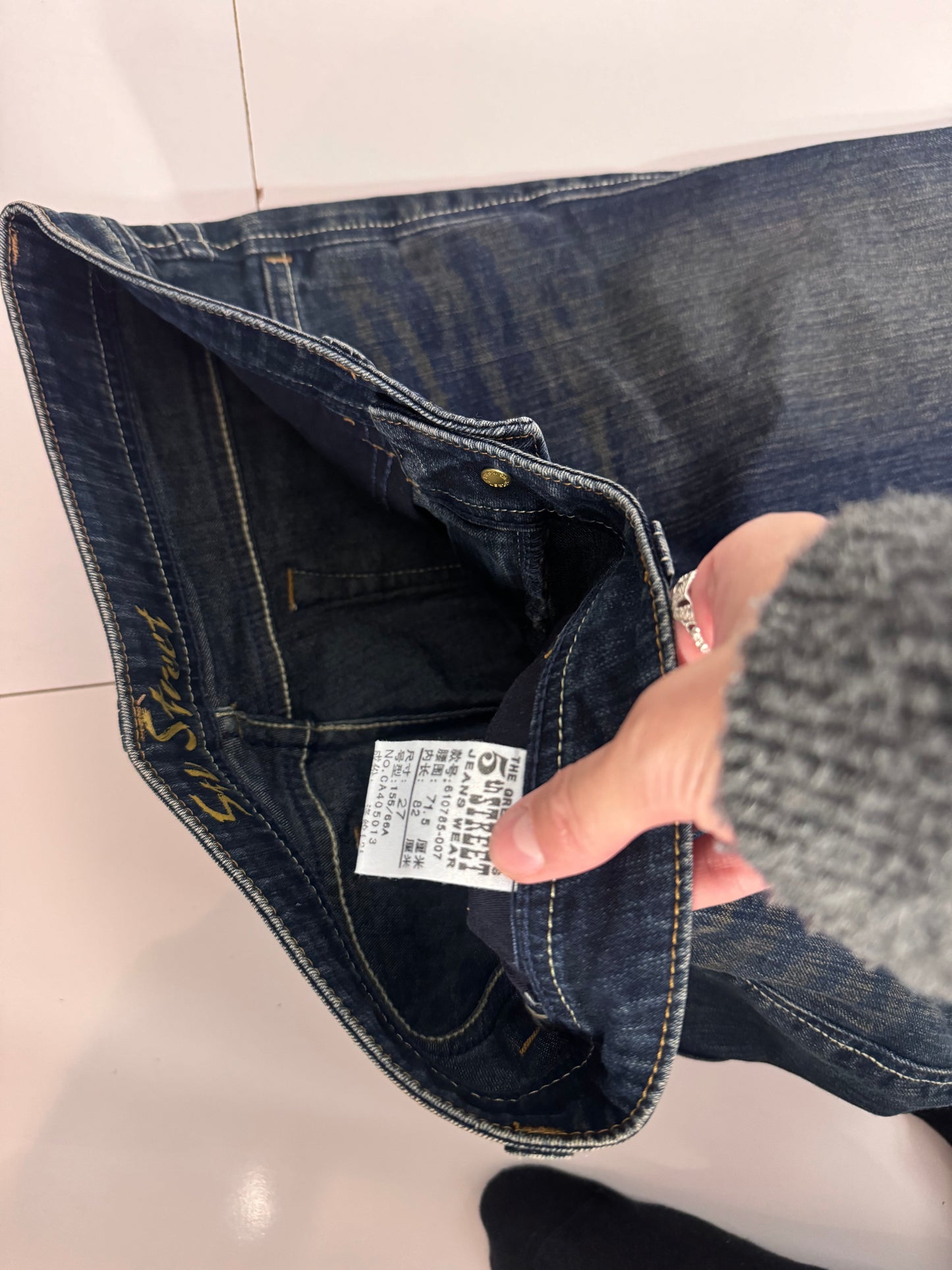 Lågmidjade jeans stl: XXS