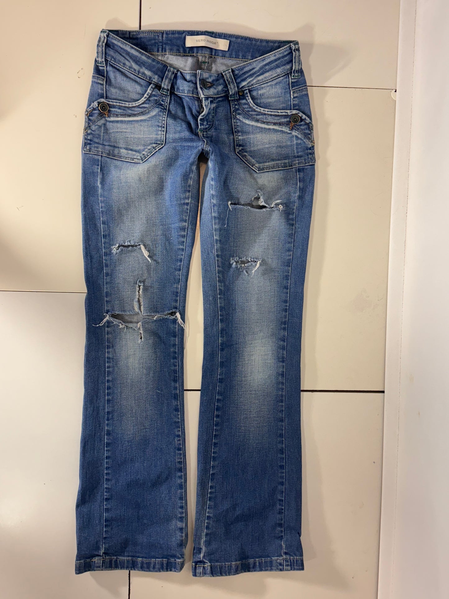 Lågmidjade jeans stl: S