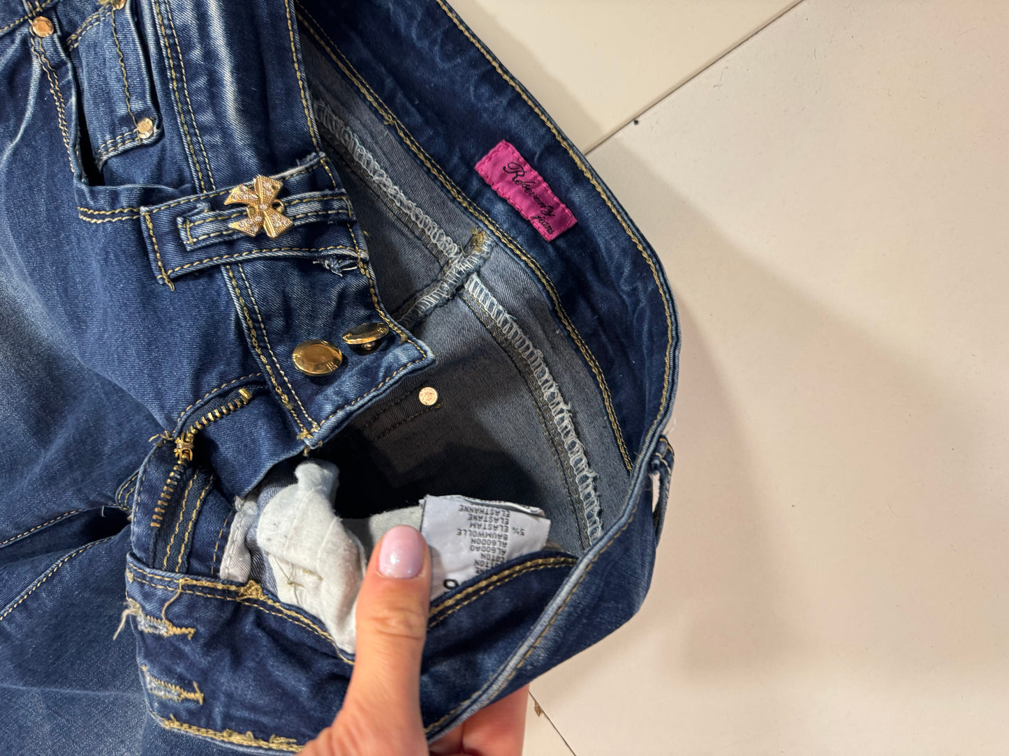 Lågmidjade jeans stl: XS/S