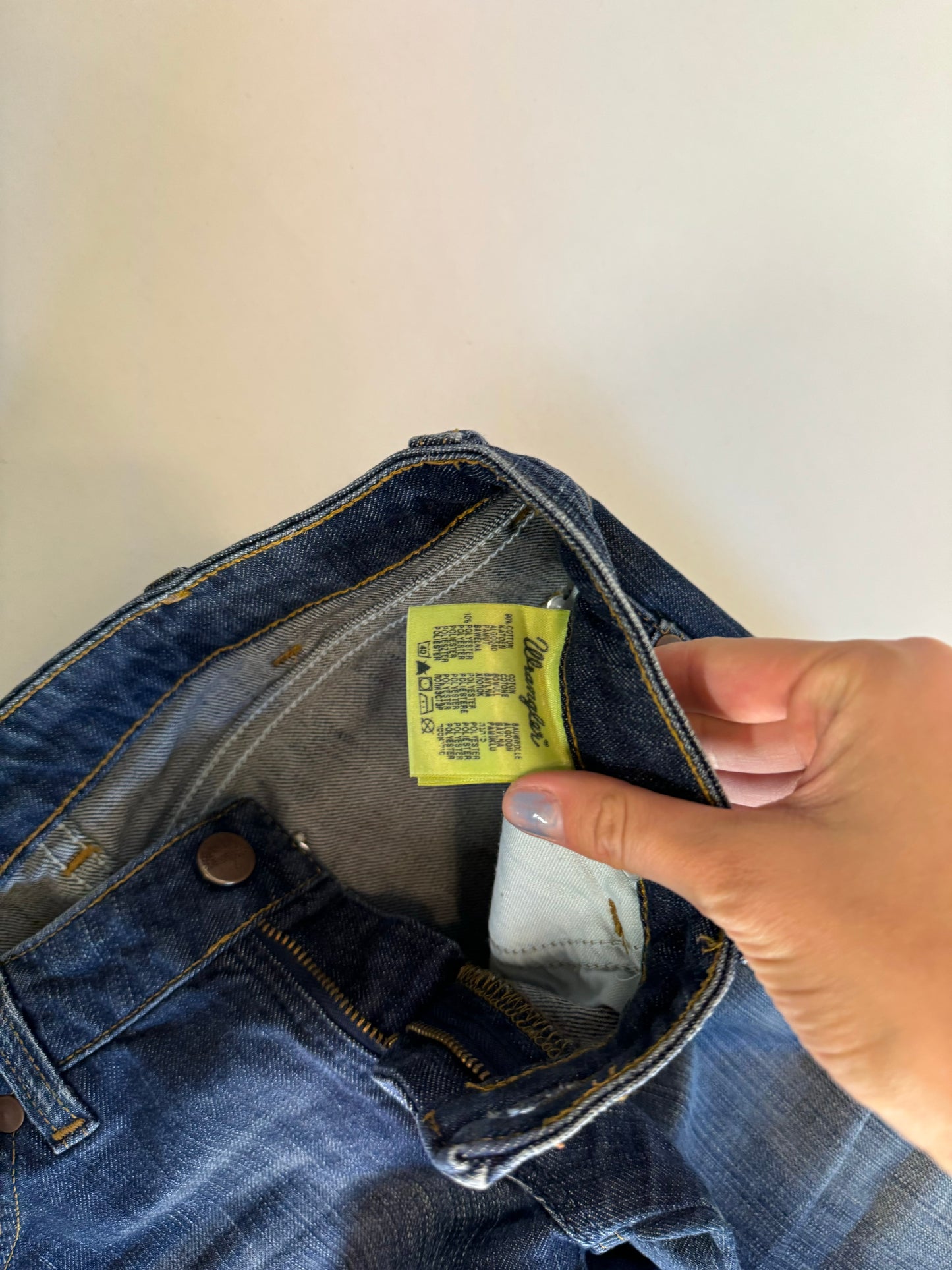 Lågmidjade jeans–stl: XS