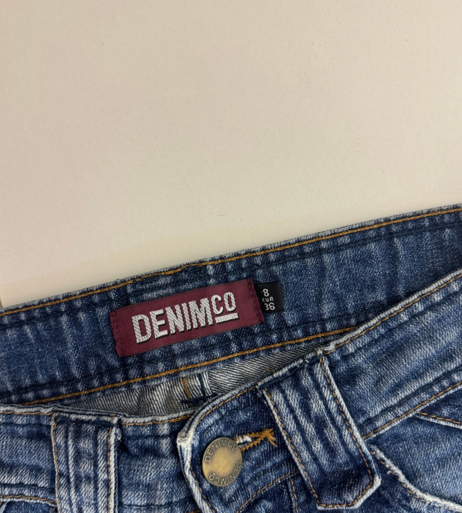 Lågmidjade jeans–stl: S