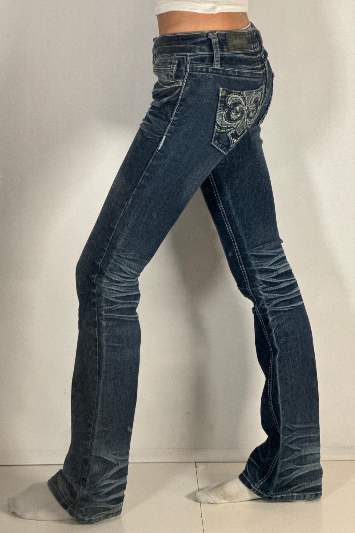 Lågmidjade jeans stl: XS