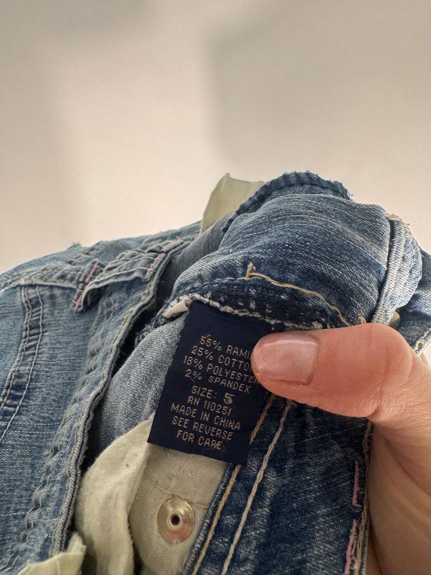 Lågmidjade jeans stl: XS