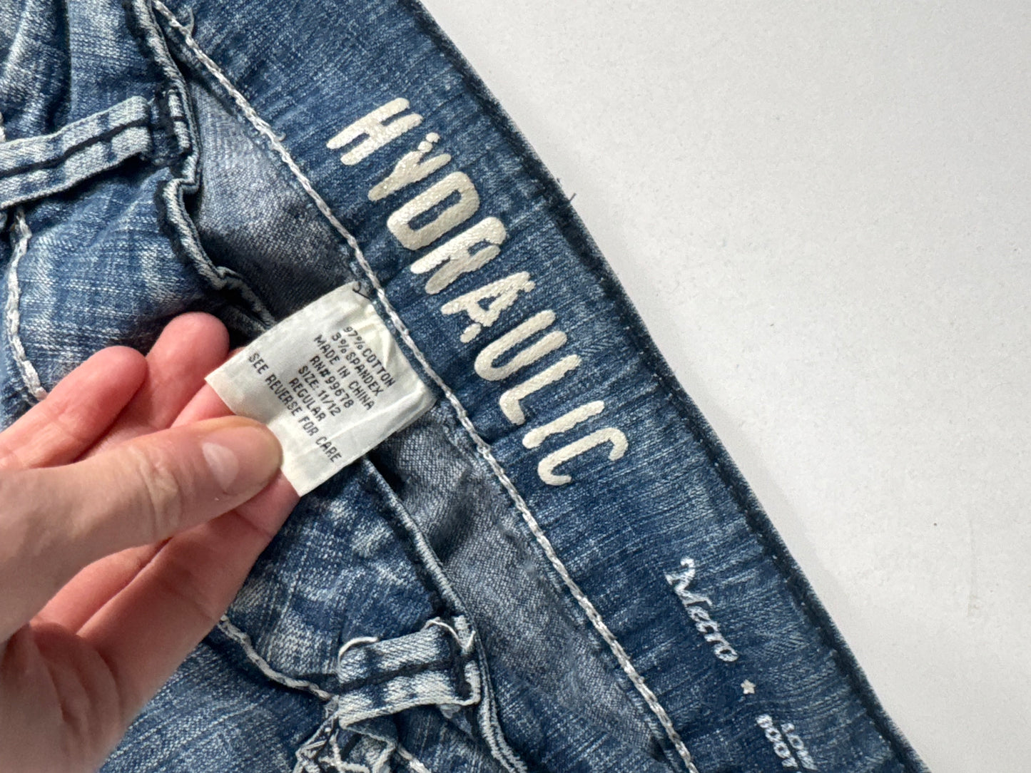 Lågmidjade jeans stl: S