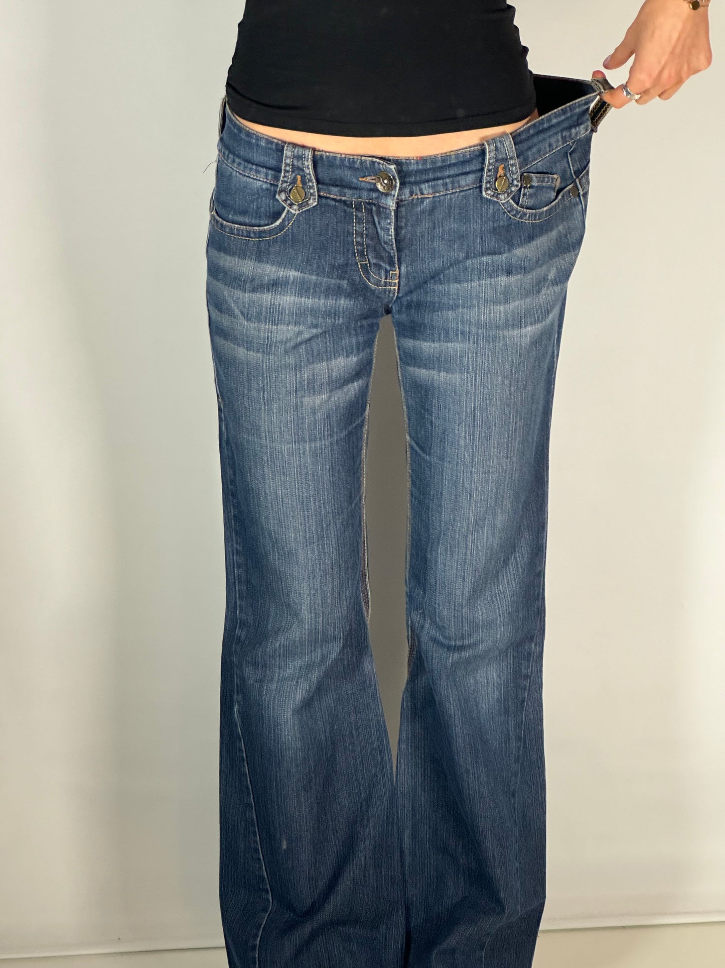 Lågmidjade jeans stl: M