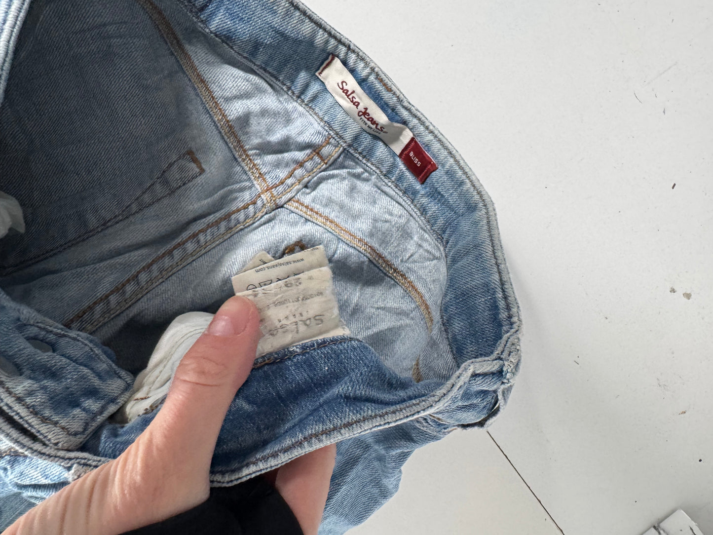 Lågmidjade jeans stl: S