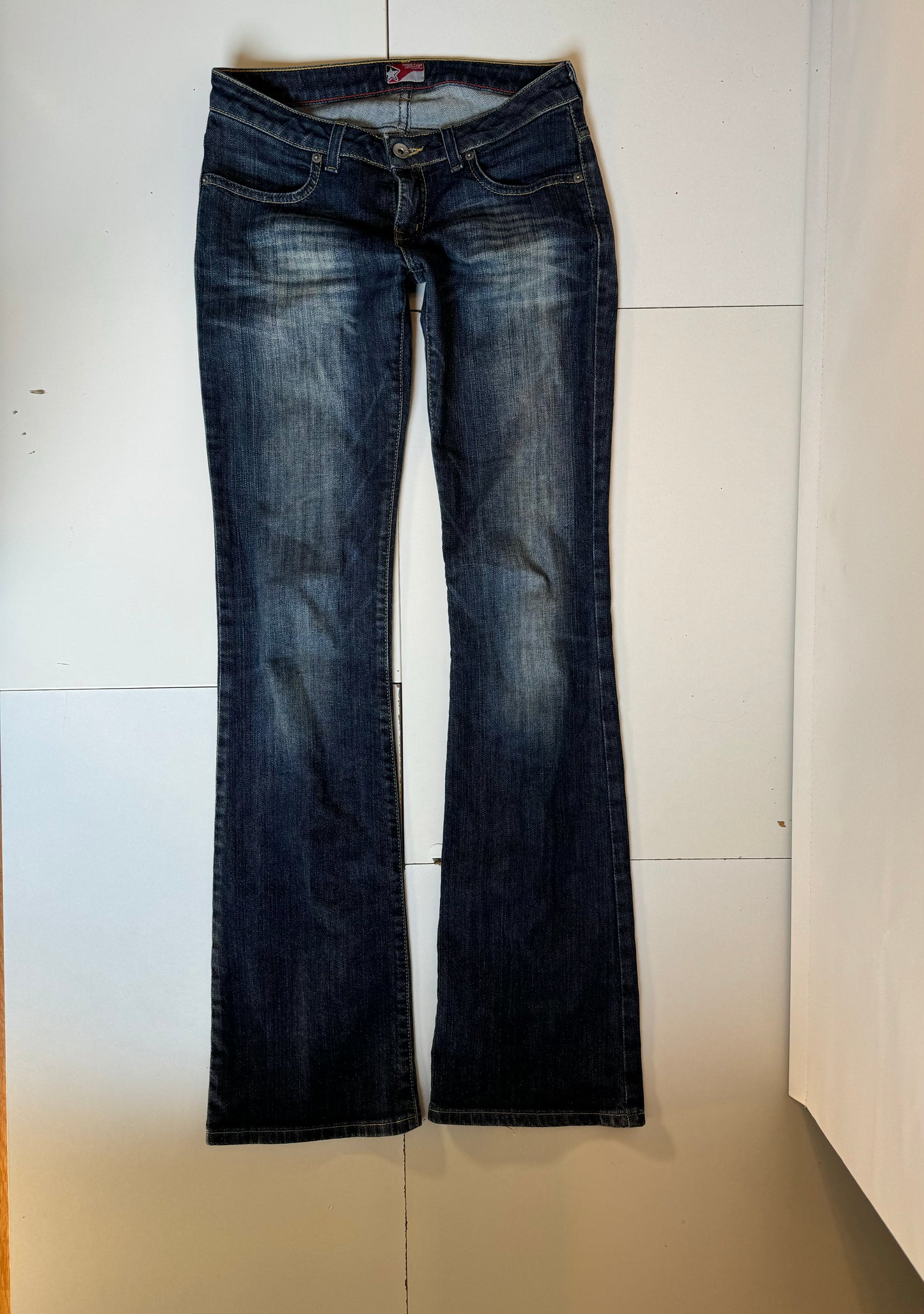 Lågmidjade jeans–stl: XS