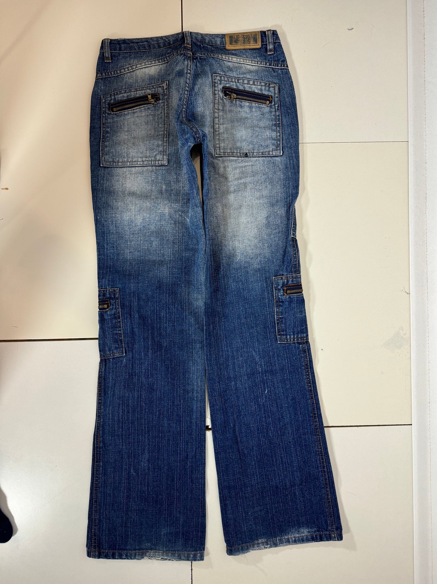 Lågmidjade jeans stl: S