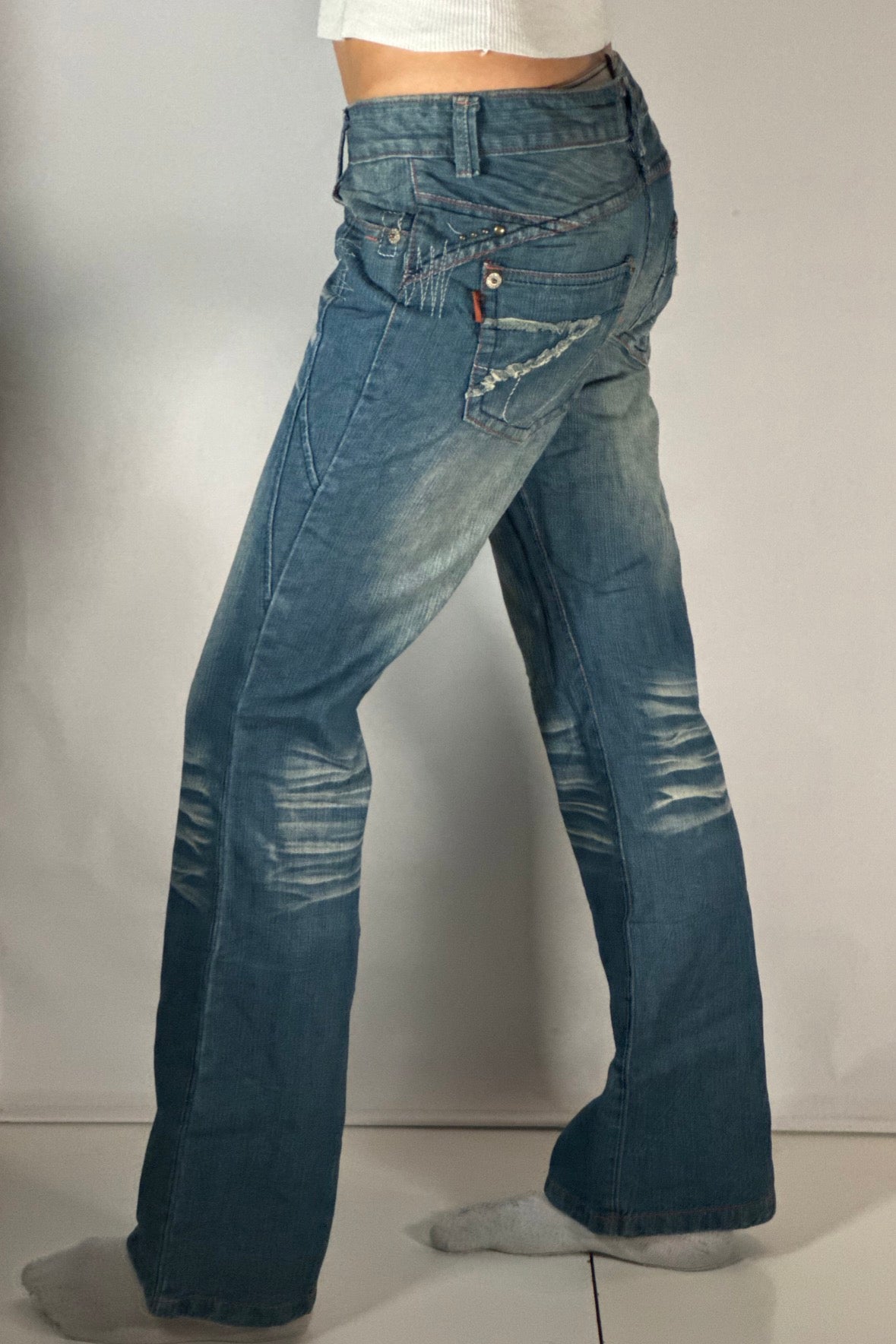 Lågmidjade jeans stl: XS