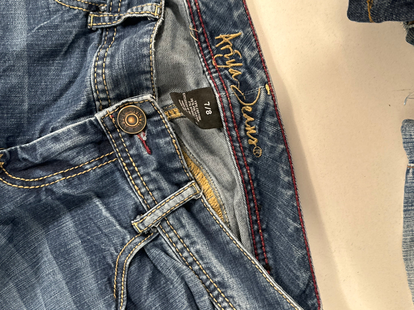 Lavtaljede jeans str: S