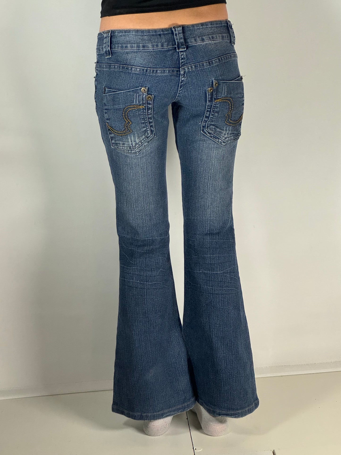 Lågmidjade jeans stl: S