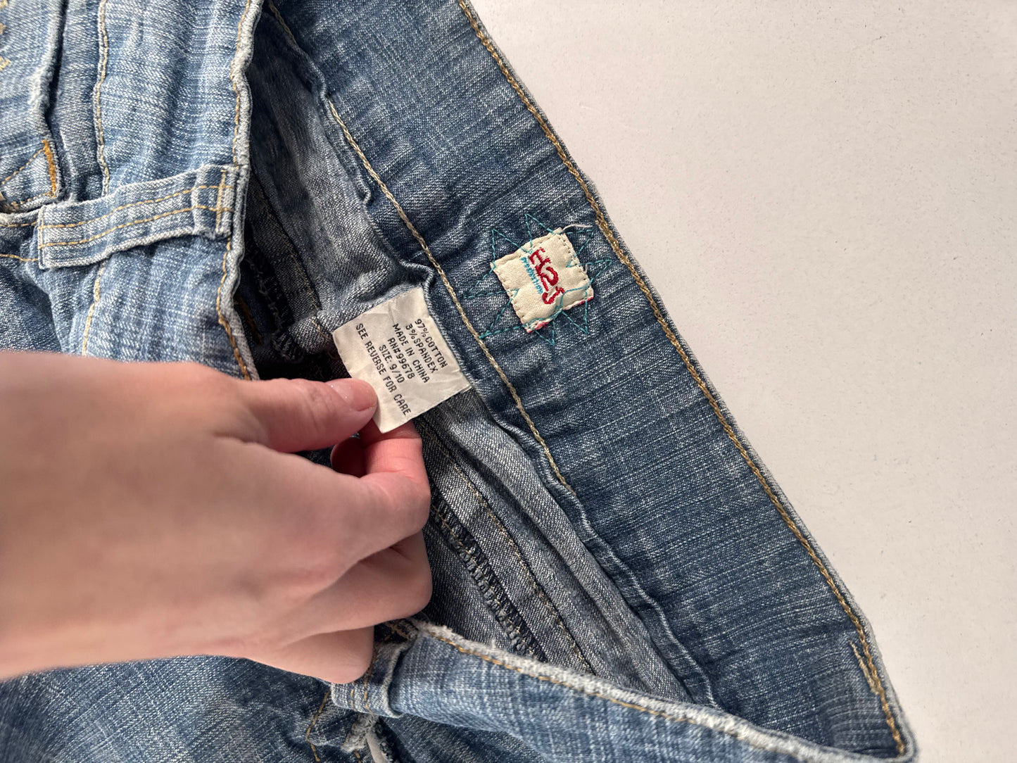 Lågmidjade jeans stl: S