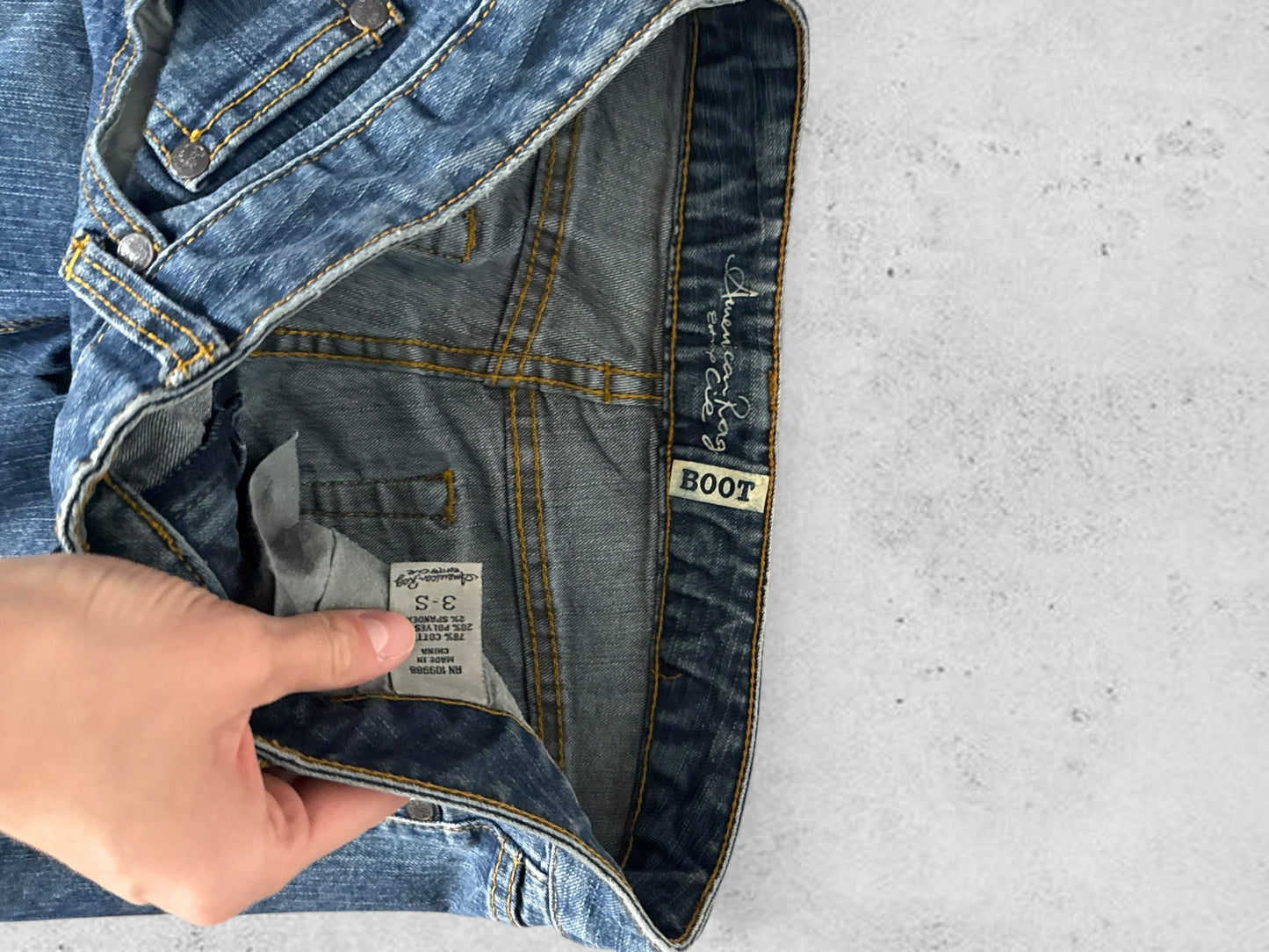 Lågmidjade jeans stl: XS
