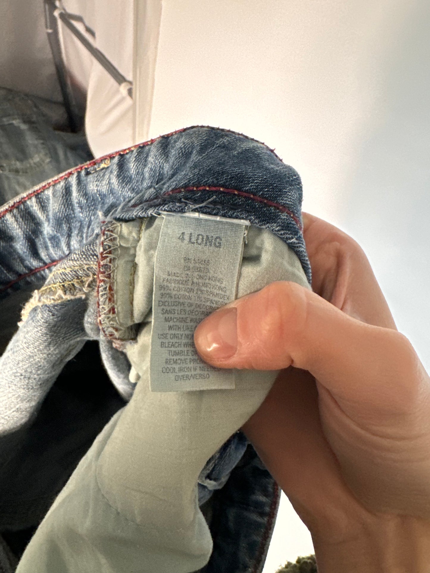 Lavtaljede jeans str: S