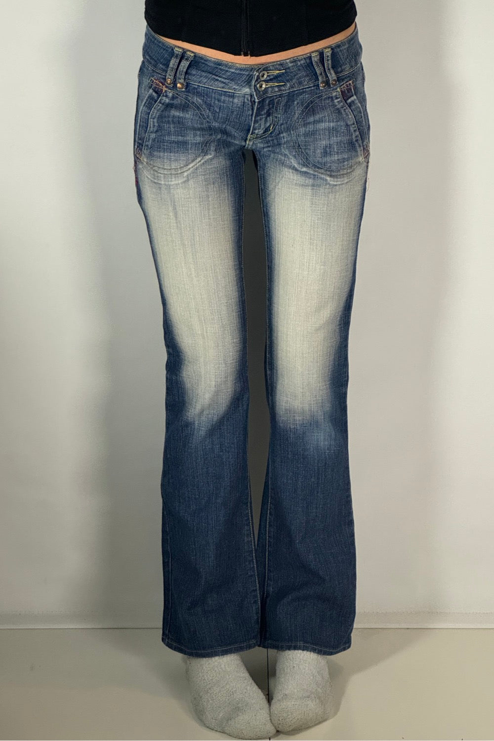 Lågmidjade jeans stl: S