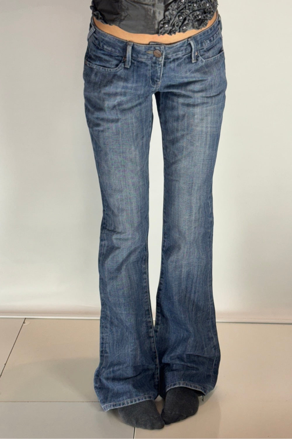 Lågmidjade jeans stl: S