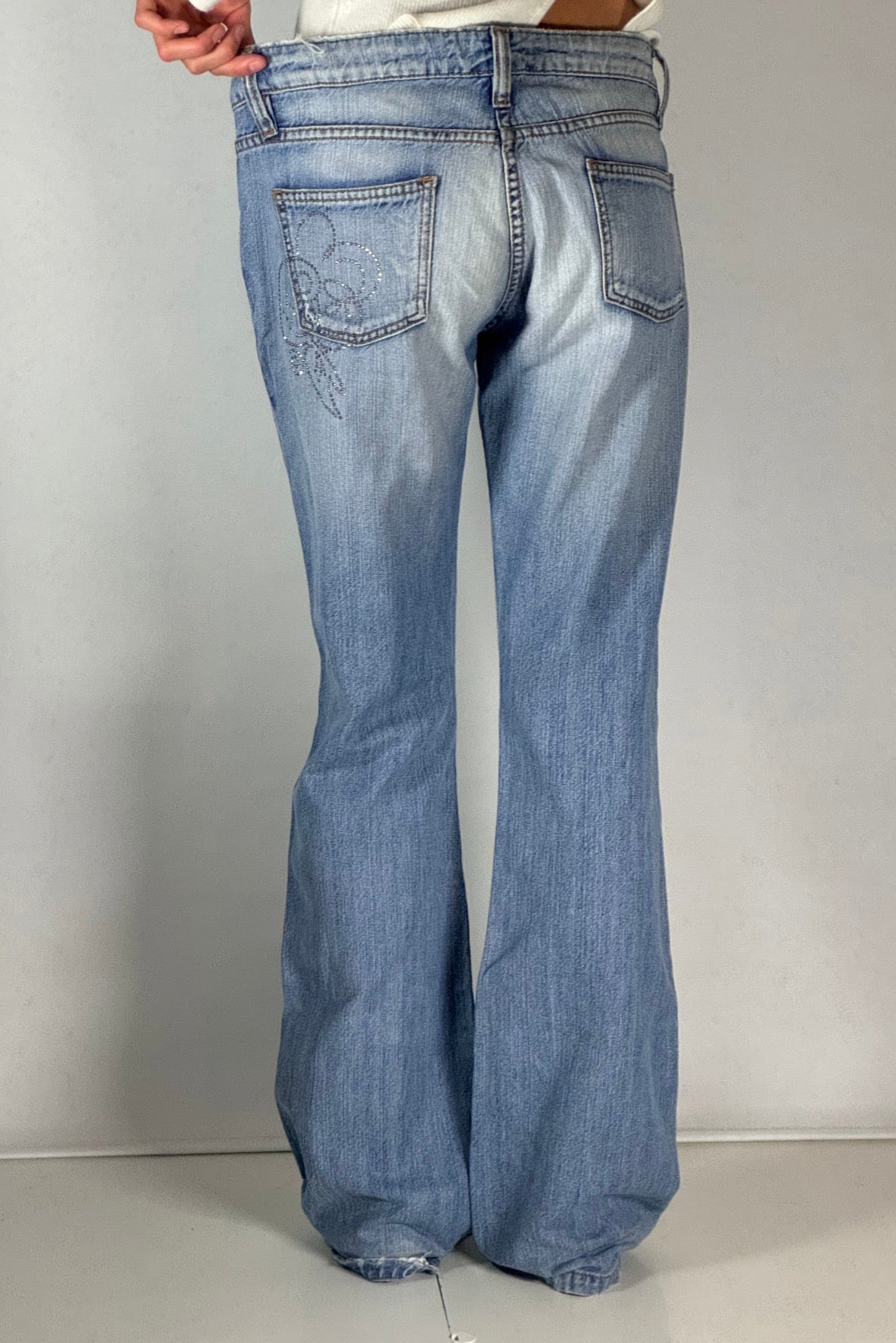 Lågmidjade jeans stl: M