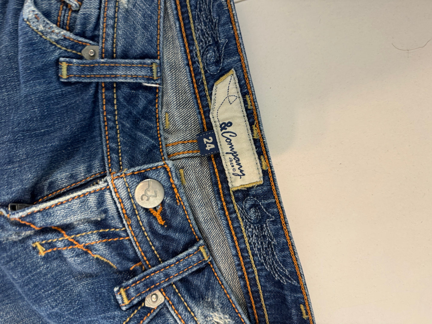 Lågmidjade jeans-stl: XS