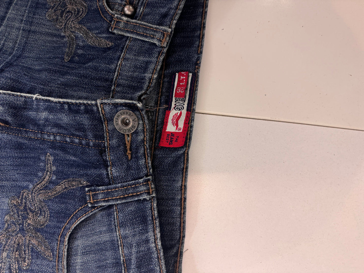 Lågmidjade jeans stl: XXXS