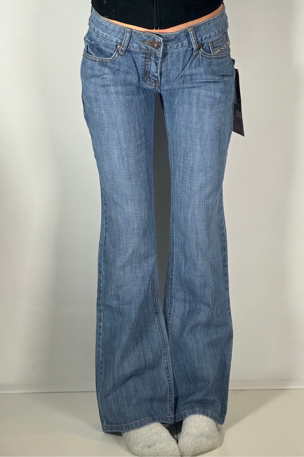 Lågmidjade jeans stl: S