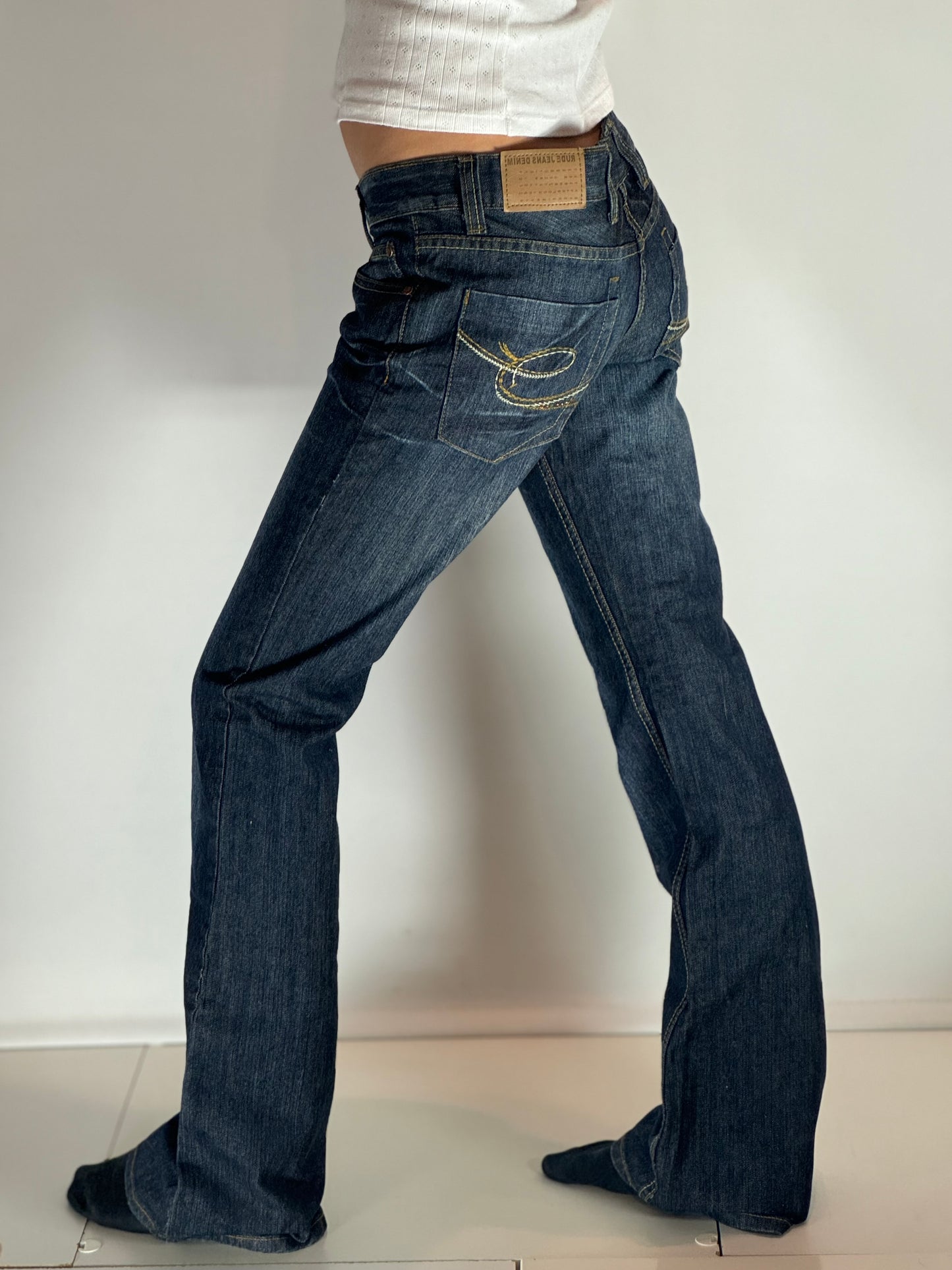 Lågmidjade jeans stl: S