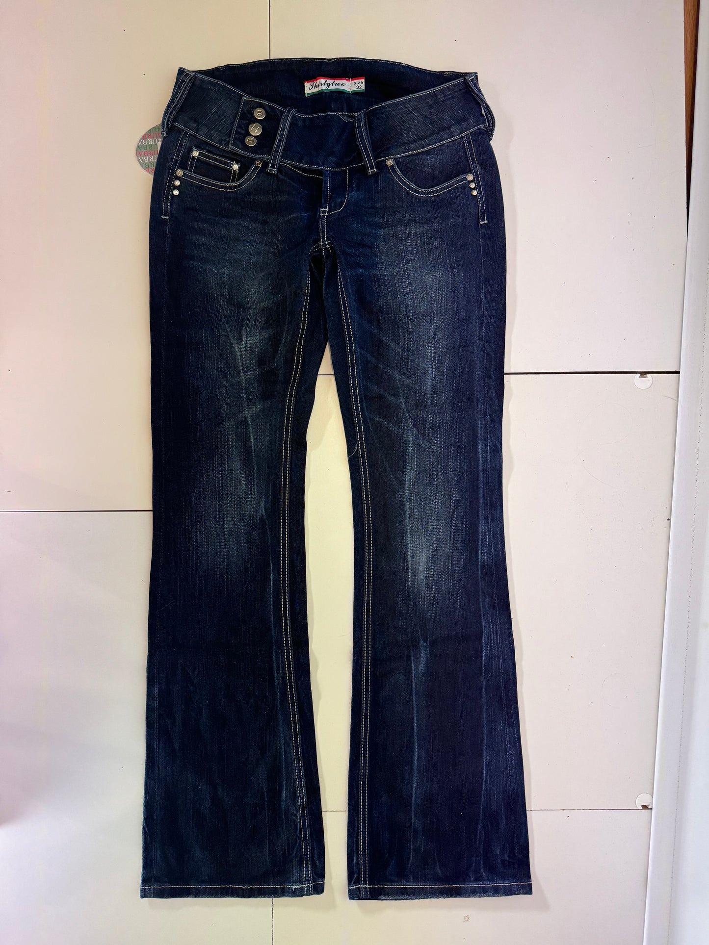 Lågmidjade jeans stl: M