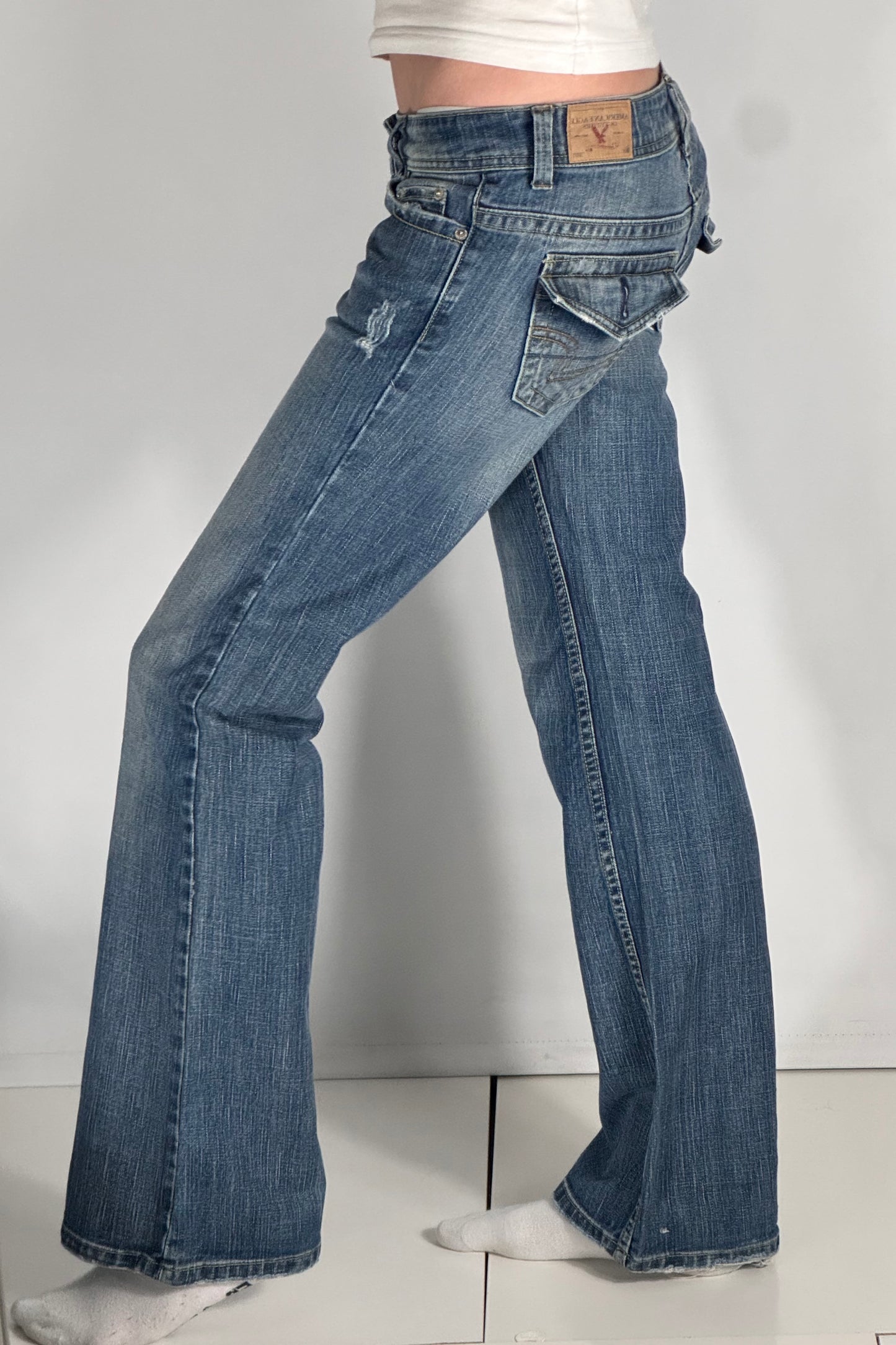 Lågmidjade jeans stl: XXS